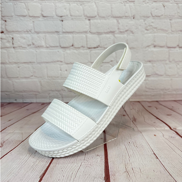 Reef Water Vista White Sandals Women’s Size 10 - Picture 3 of 11